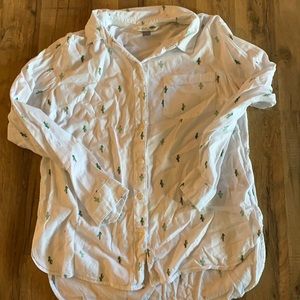 Cactus bottom down shirt from Old Navy